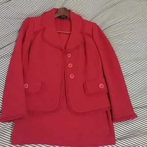 St. John knit suit with skirt and jacket
